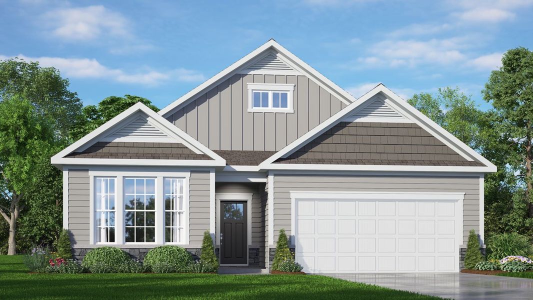 Front exterior of a home in the The Villas at Collinswood community, located in Aberdeen, NC (Image 19).
