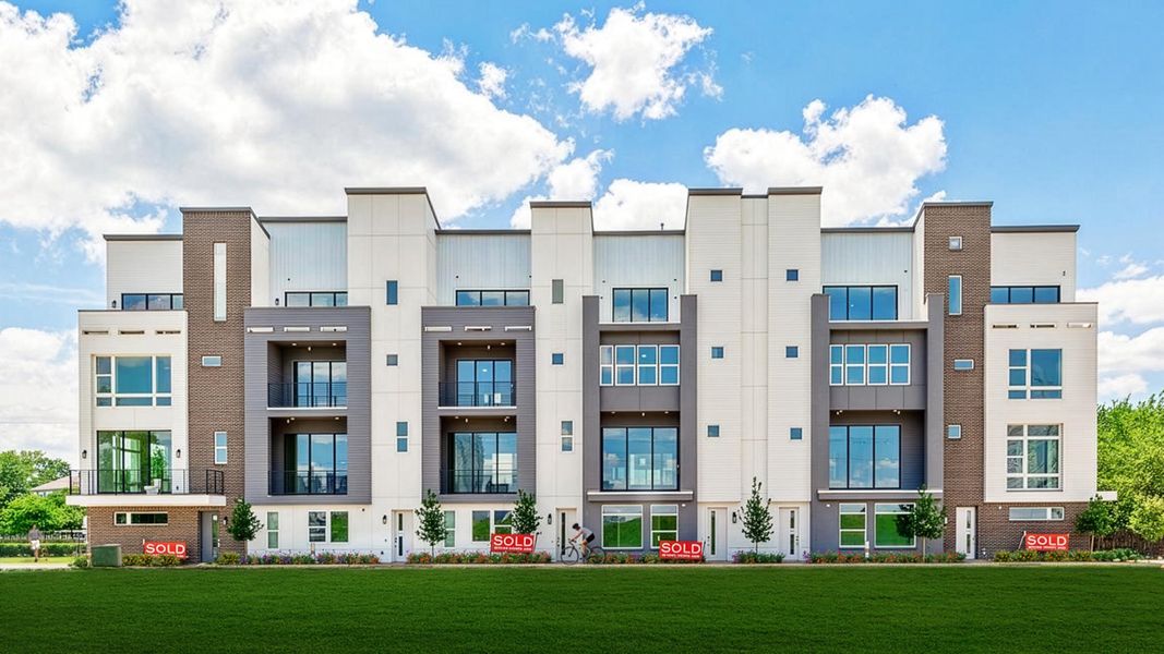 Condo located in Trinity Bluff, Dallas, highlighting architectural design (Image 4).