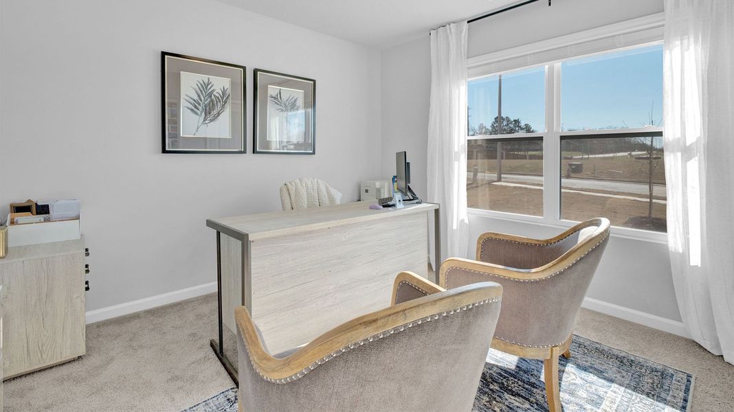 Furnished interior in a model home at Riggs Pointe in Millington (Image 32).