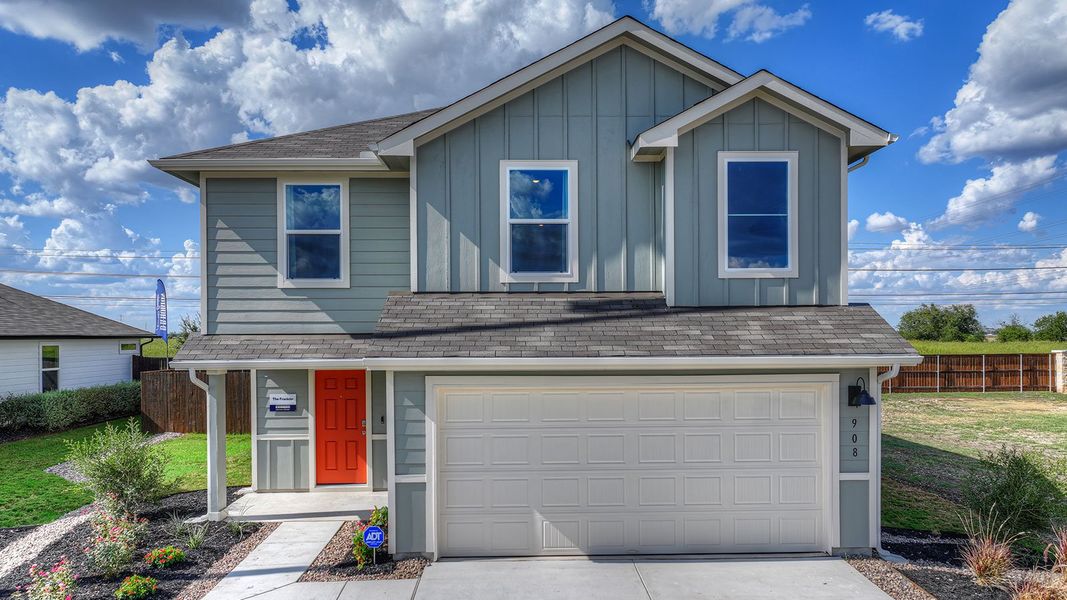 Front exterior of a home in the Swenson Heights community, located in Seguin, TX (Image 2). Front exterior of a home in the Swenson Heights community, located in Seguin, TX (Image 2).