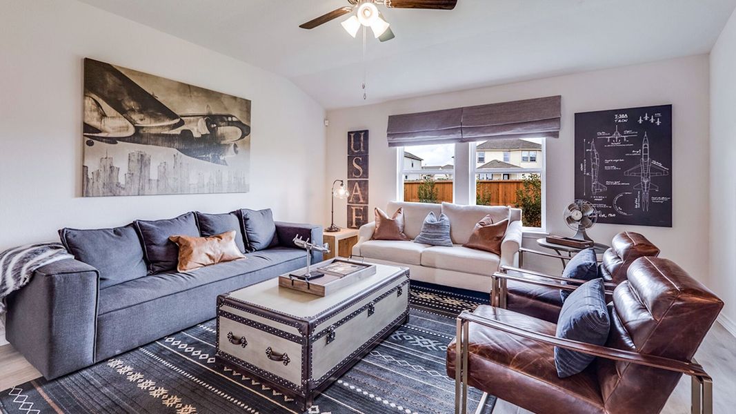 Furnished interior in a model home at London Towne in Corpus Christi (Image 12). Furnished interior in a model home at London Towne in Corpus Christi (Image 12).