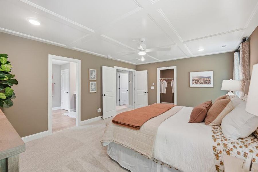 Furnished interior in a model home at Caldwell Forest in Charlotte (Image 15). Furnished interior in a model home at Caldwell Forest in Charlotte (Image 15).
