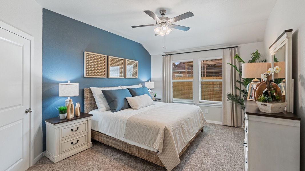 Furnished interior in a model home at Bridges Mill in Corpus Christi (Image 26).