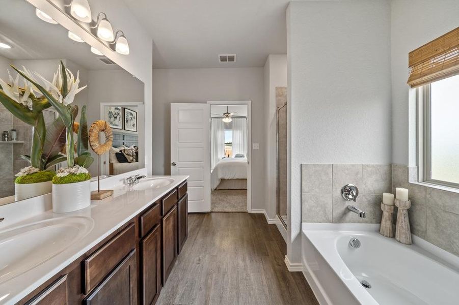 Abbott Place Model Home Primary Bath