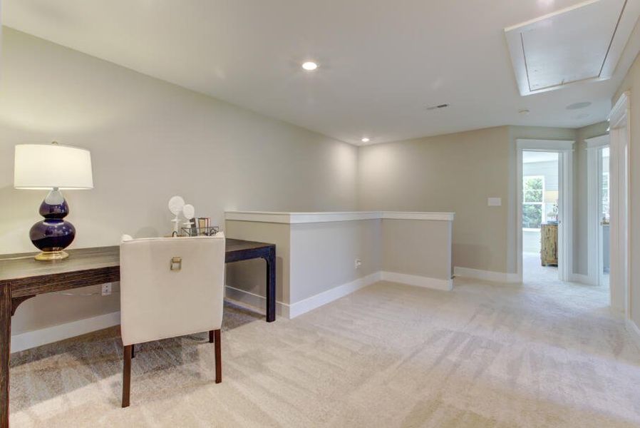 Furnished interior in a model home at Holden Village in Youngsville (Image 34).