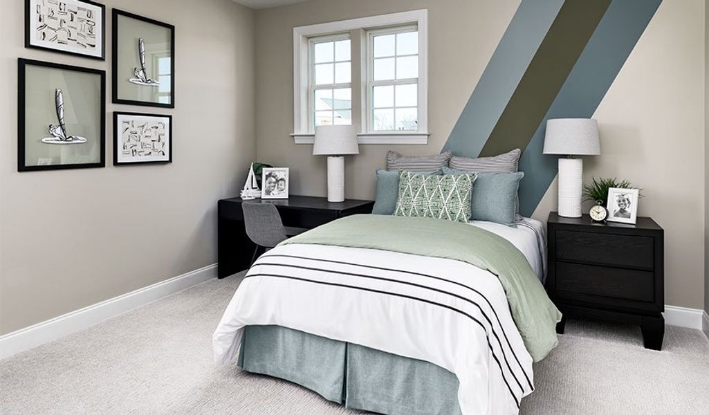 Furnished interior in a model home at August Park in Spring Hill (Image 32).