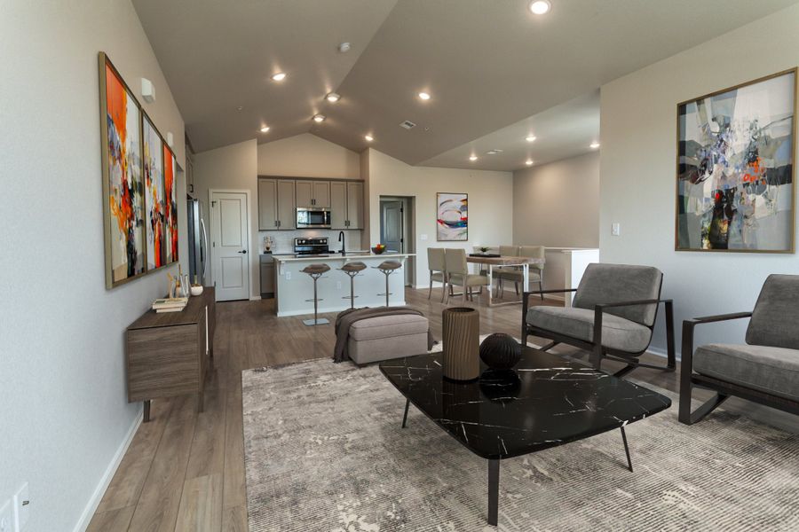 Furnished interior in a model home at Raindance Condos in Windsor (Image 43). Furnished interior in a model home at Raindance Condos in Windsor (Image 43).