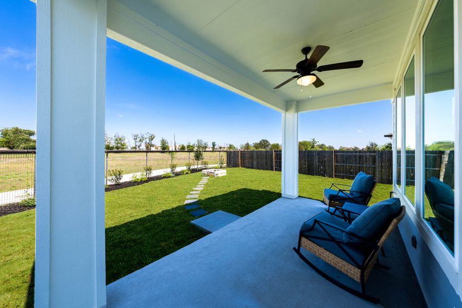 Furnished interior in a model home at August Fields in New Braunfels (Image 4). Furnished interior in a model home at August Fields in New Braunfels (Image 4).