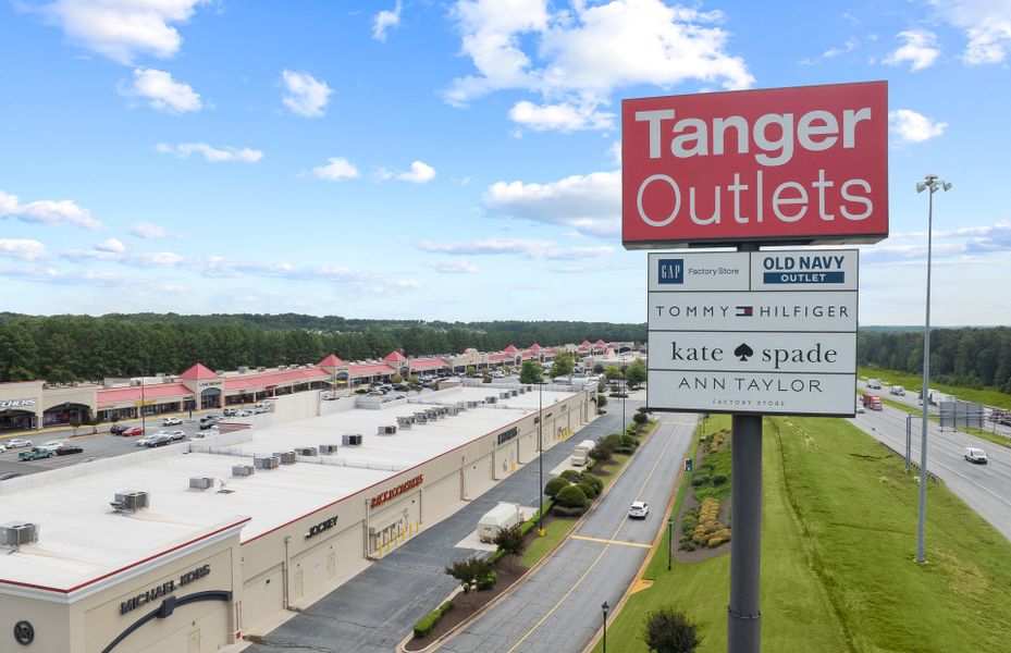 Tanger Outlets only 1.5 miles