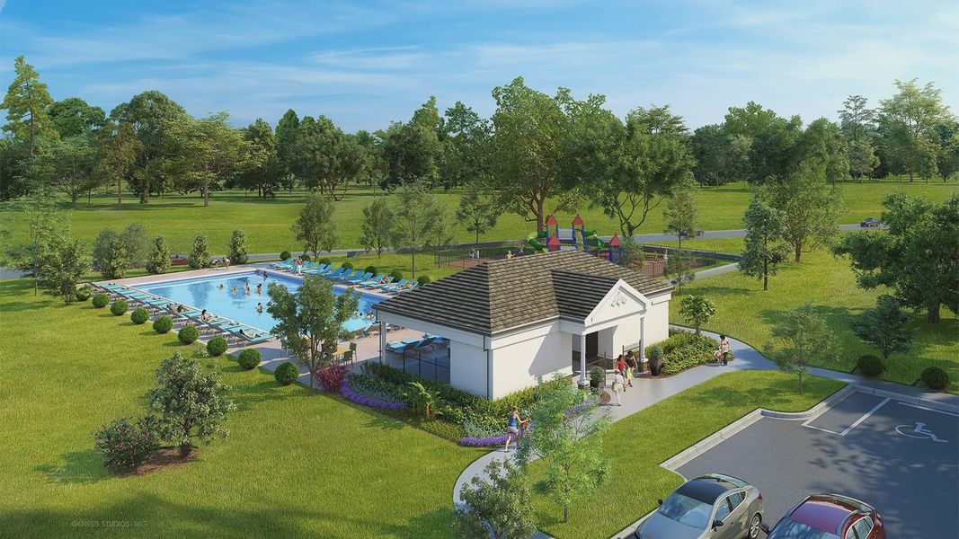 Enjoy your very own pool and clubhouse for playing, exercising or just relaxing and getting to know your neighbors.