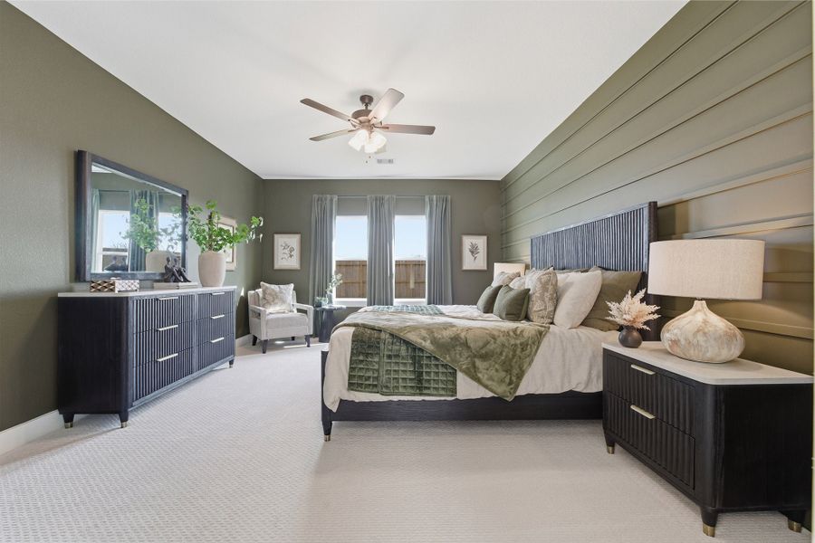 Furnished interior in a model home at Ashland in Angleton (Image 70).