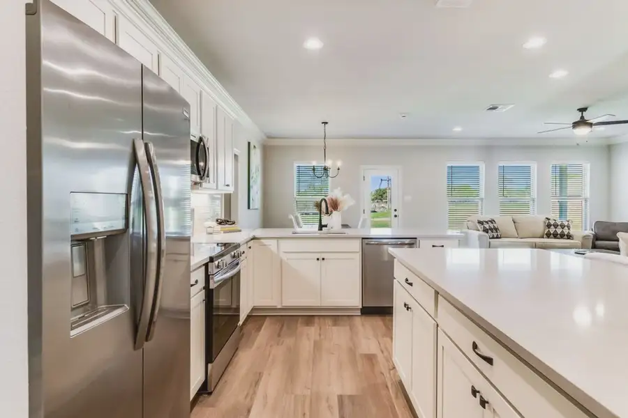 Furnished interior in a model home at Aldeana in Bonney (Image 26).