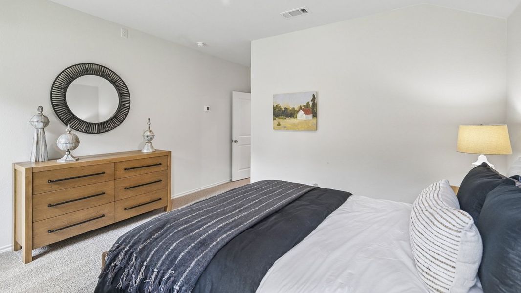 Furnished interior in a model home at Three Oaks in Sherman (Image 23).