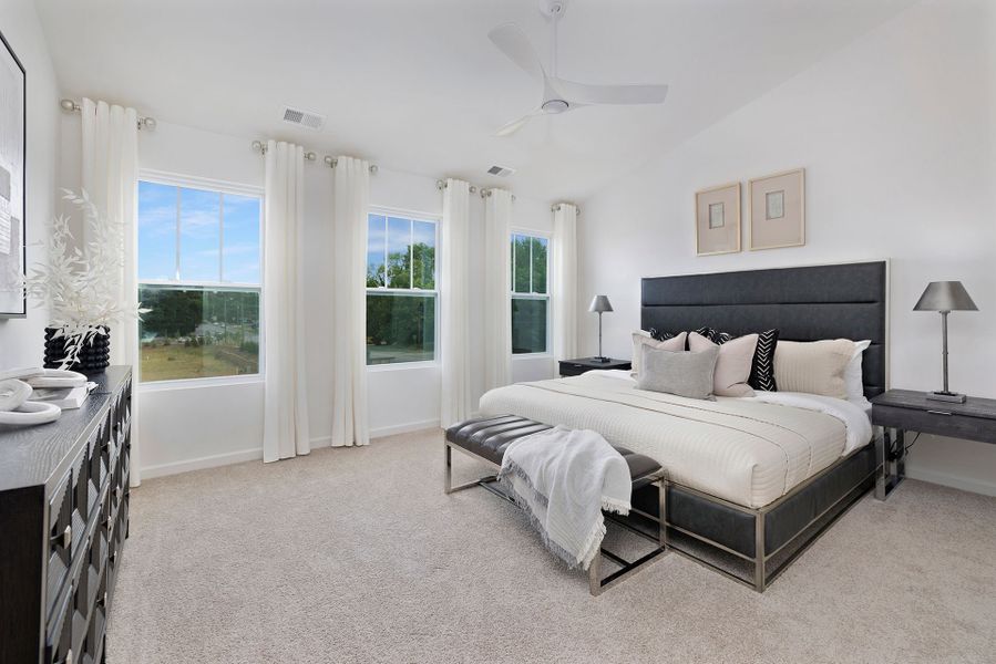 Furnished interior in a model home at Ardmore Townhomes in Winston-Salem (Image 5).