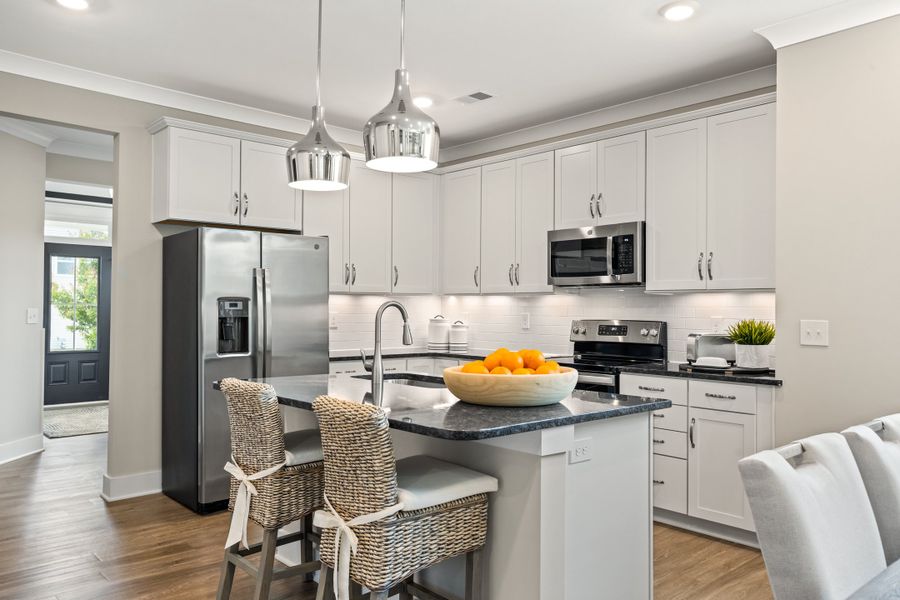 Furnished interior in a model home at Harrington in Greenville (Image 4). Furnished interior in a model home at Harrington in Greenville (Image 4).