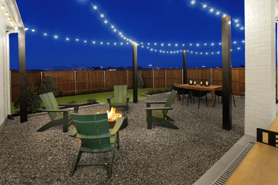The Burkhart Outdoor Living Area