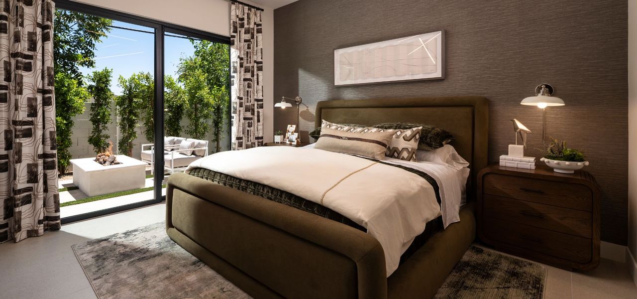 Furnished interior in a model home at Viridian in Phoenix (Image 8).
