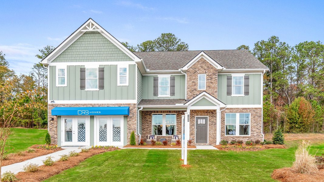 Front exterior of a home in the Copperfield community, located in Locust Grove, GA (Image 3). Front exterior of a home in the Copperfield community, located in Locust Grove, GA (Image 3).