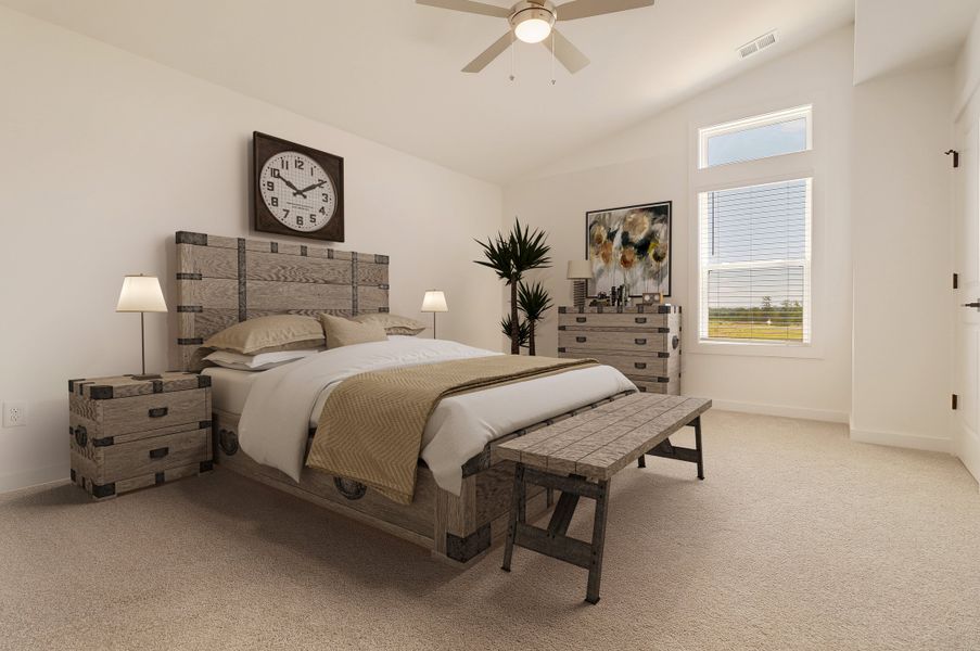 Furnished interior in a model home at Westgate Village Townes in Spartanburg (Image 5). Furnished interior in a model home at Westgate Village Townes in Spartanburg (Image 5).