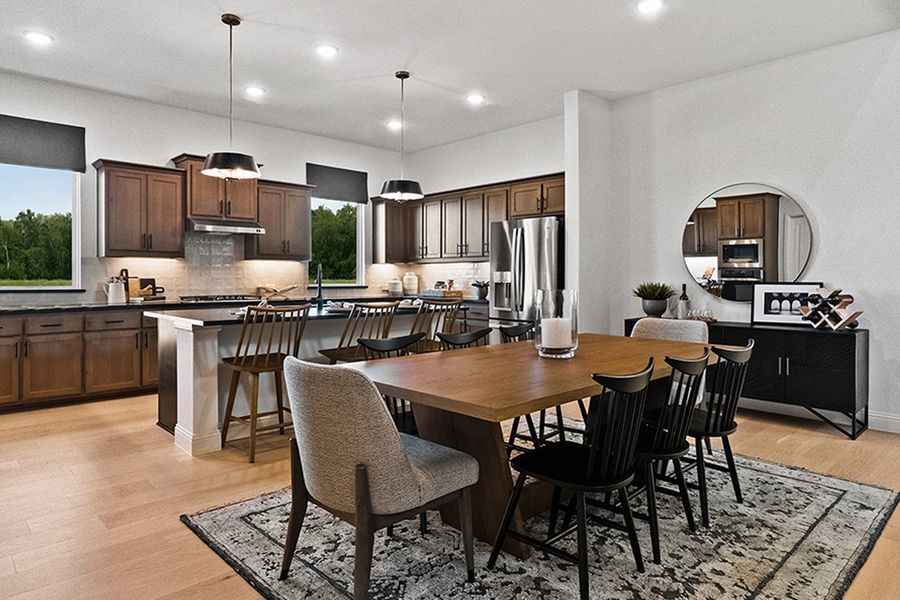 Furnished interior in a model home at La Terra at Uptown Celina in Celina (Image 6).