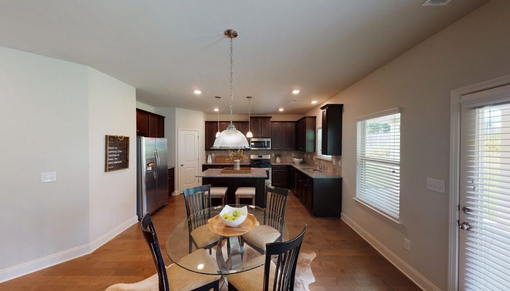 Furnished interior in a model home at Oak Mountain View in Carrollton (Image 19). Furnished interior in a model home at Oak Mountain View in Carrollton (Image 19).