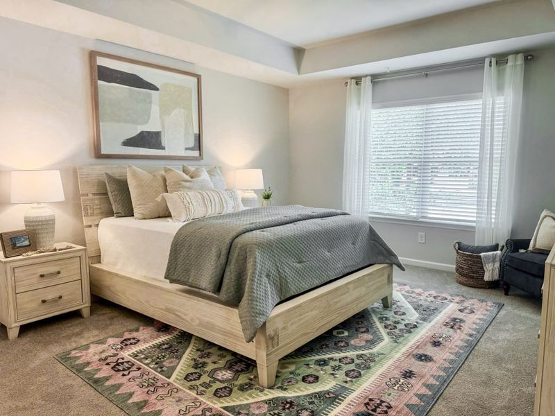 Furnished interior in a model home at Park View Reserve in Mableton (Image 24).