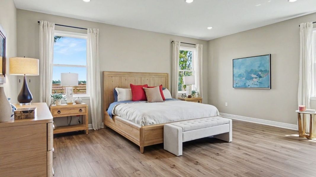 Furnished interior in a model home at Hontoon Reserve in Deland (Image 10).