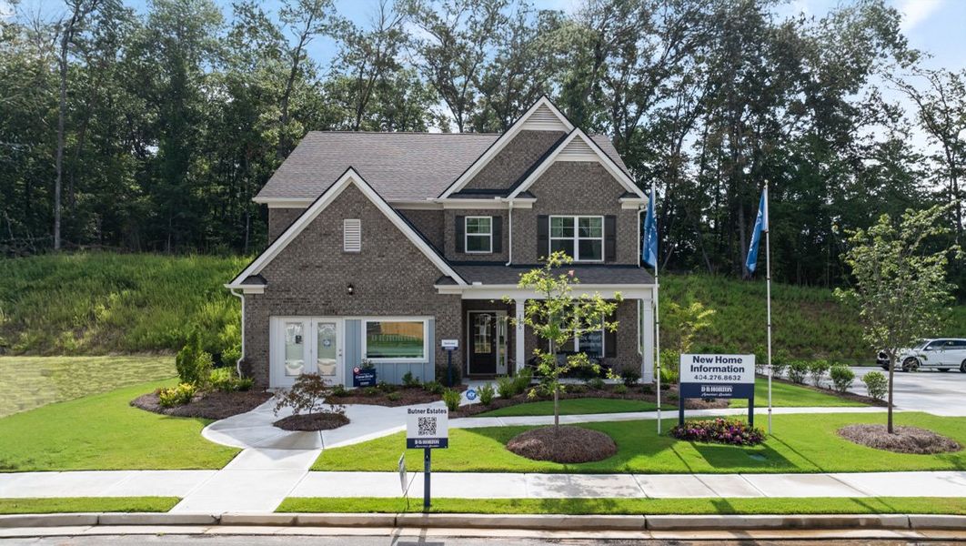Front exterior of a home in the Butner Estates community, located in South Fulton, GA (Image 6).