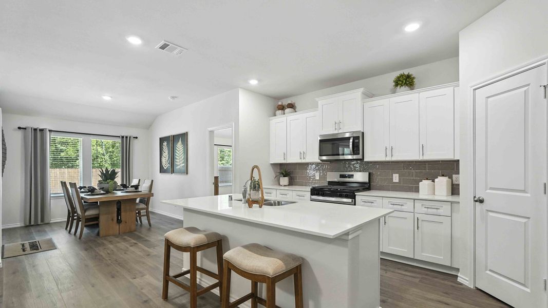 Furnished interior in a model home at The Reserve at Timber Creek in Lindale (Image 6).