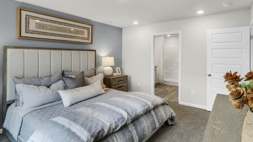 Furnished interior in a model home at Bailey Park in Fayetteville (Image 22). Furnished interior in a model home at Bailey Park in Fayetteville (Image 22).