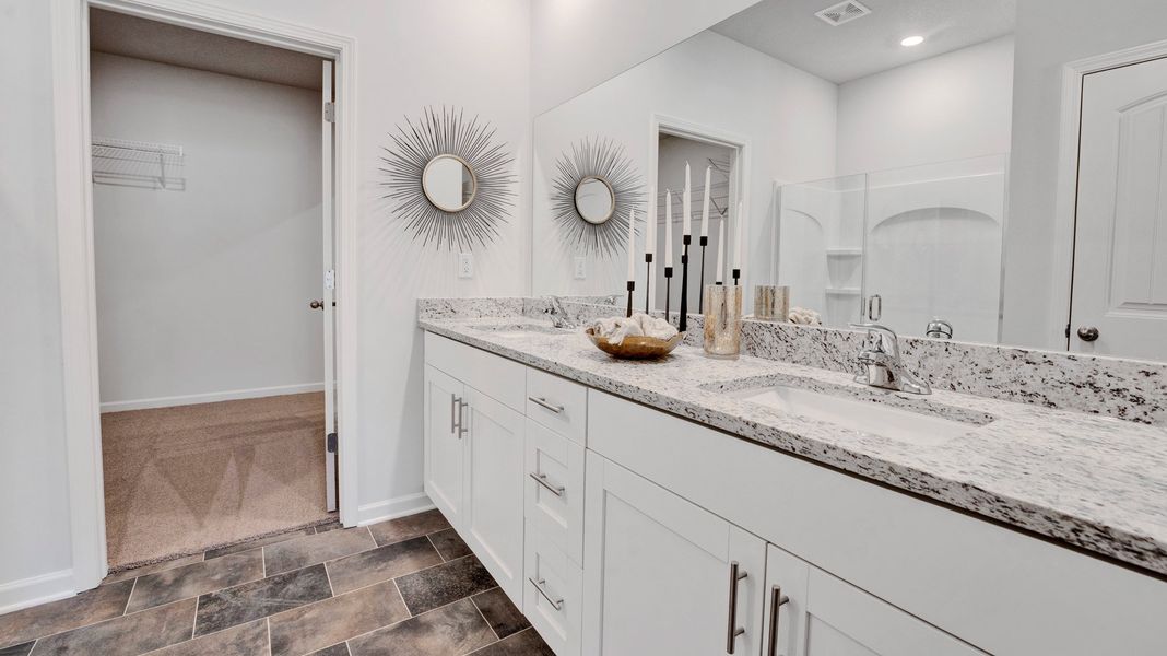 Furnished interior in a model home at Village Park in Oakland (Image 23).