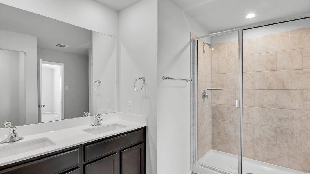 Furnished interior in a model home at The Terrace in Temple (Image 17). Furnished interior in a model home at The Terrace in Temple (Image 17).