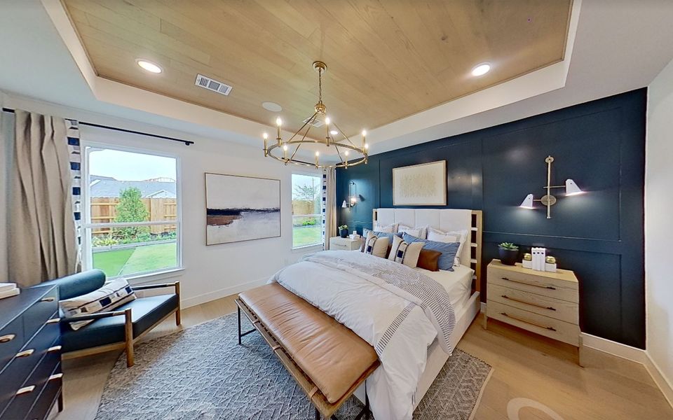 Furnished interior in a model home at 60' Traditional Homes at Midline in Webster (Image 5). Furnished interior in a model home at 60' Traditional Homes at Midline in Webster (Image 5).