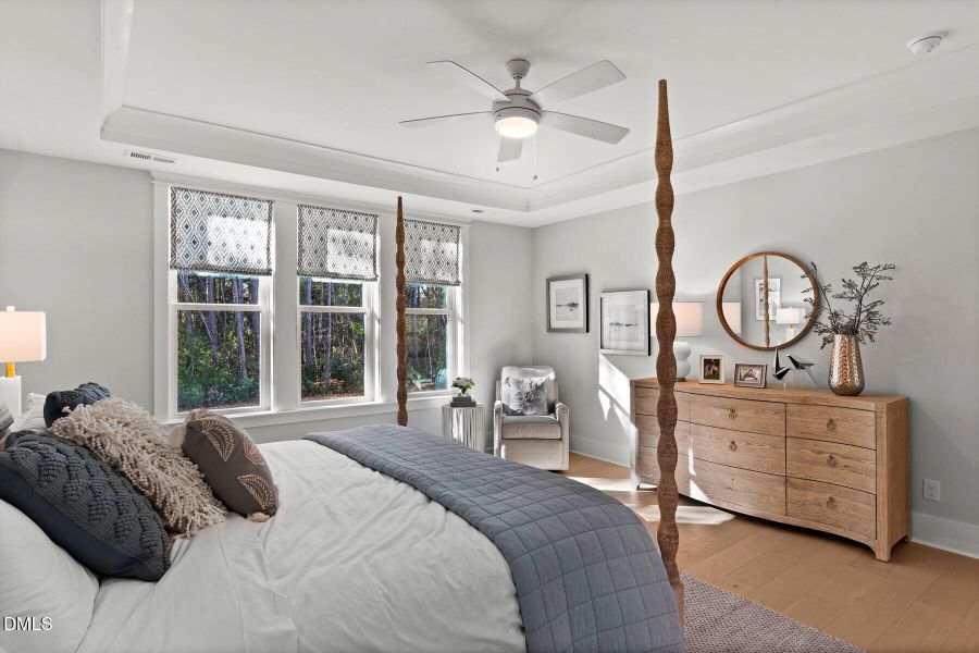 Furnished interior in a model home at Stonewall in Hillsborough (Image 5).