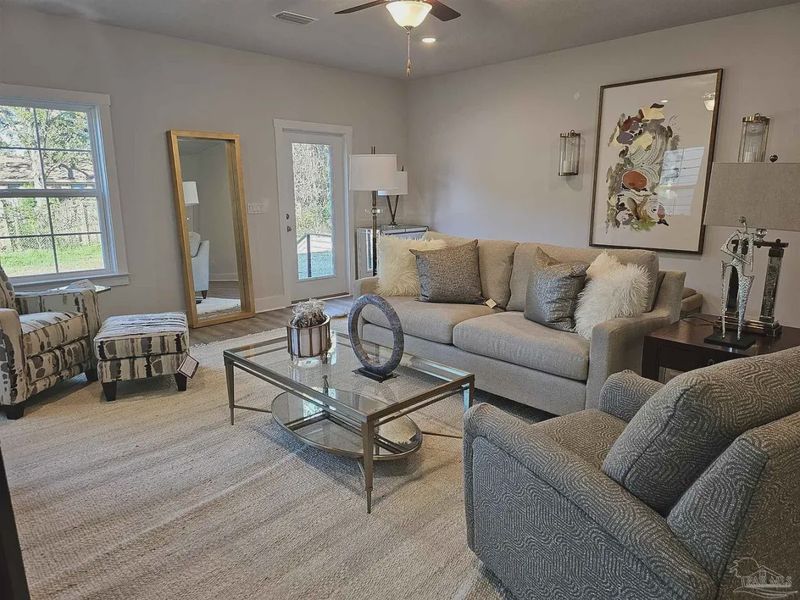 Furnished interior in a model home at Downtown Pensacola in Pensacola (Image 7). Furnished interior in a model home at Downtown Pensacola in Pensacola (Image 7).