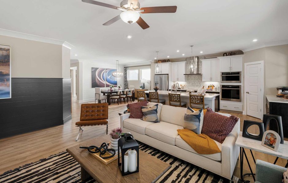 Furnished interior in a model home at Encore at Rye Ranch – Executive in Parrish (Image 8).