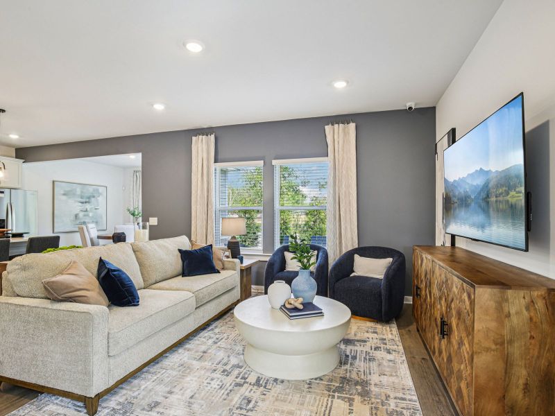 Furnished interior in a model home at Avery Farms - Ridge Series in Murfreesboro (Image 7).