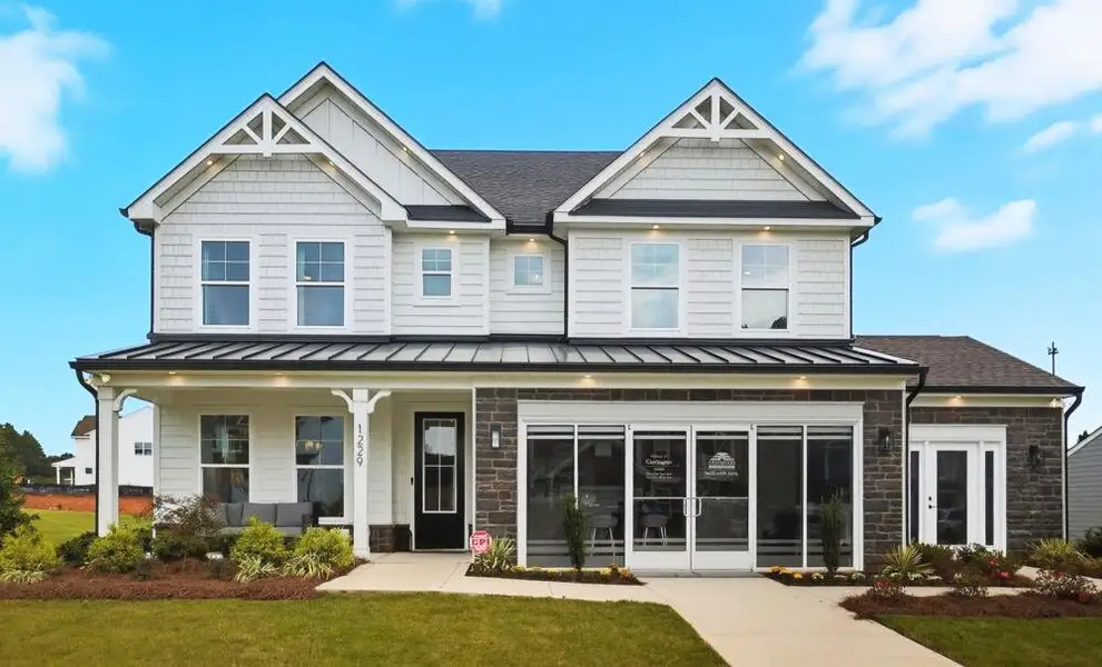 Front exterior of a home in the Carrington community, located in Stanley, NC (Image 2).