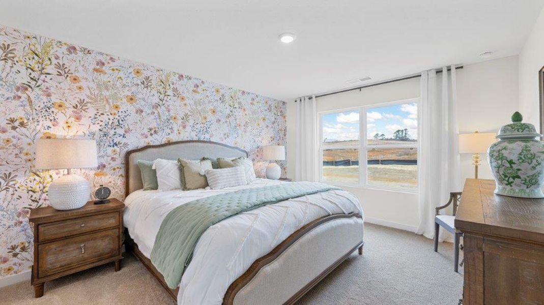 Furnished interior in a model home at The Preserve at Davis Place in Athens (Image 26).