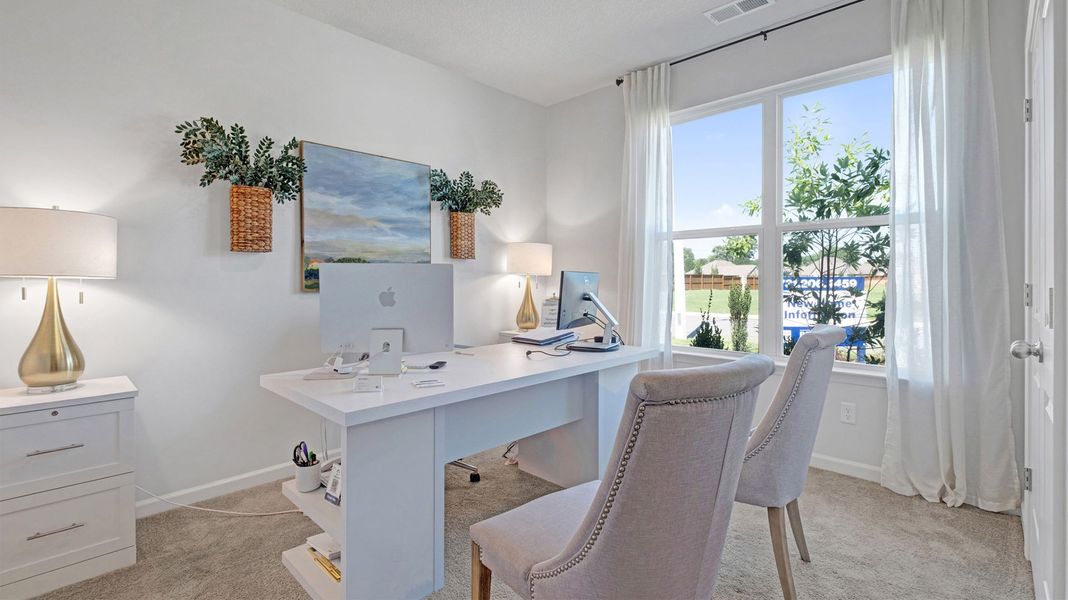 Furnished interior in a model home at Shiloh Springs in Jackson (Image 36).