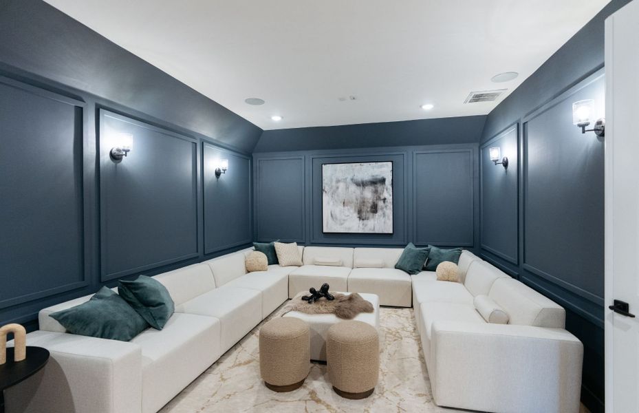 Optional Media Rooms Optional Media Rooms