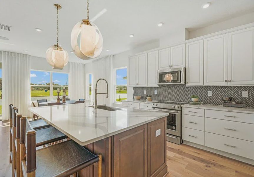 Furnished interior in a model home at Coasterra in Palmetto (Image 5).