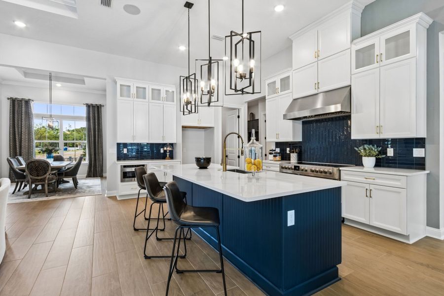 Furnished interior in a model home at Sandy Bluff in Yulee (Image 22).