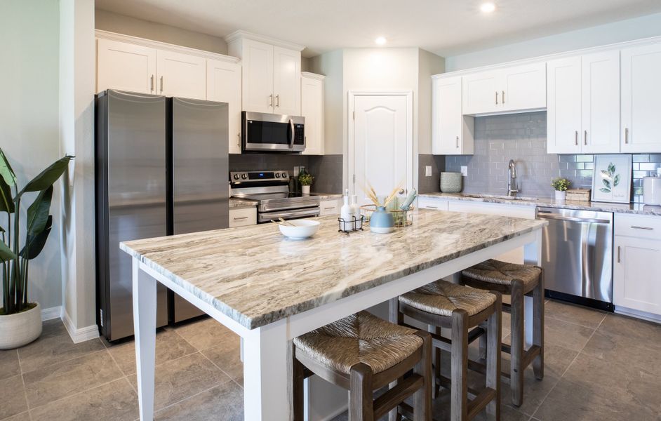 Furnished interior in a model home at Mirada in San Antonio (Image 4).