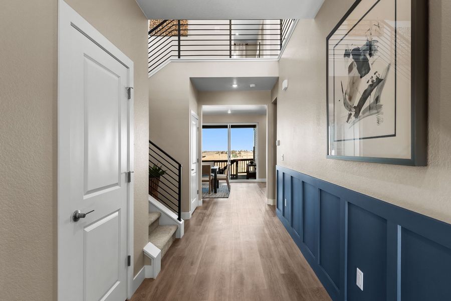 Furnished interior in a model home at Trumark Homes at Tanterra in Parker (Image 10).