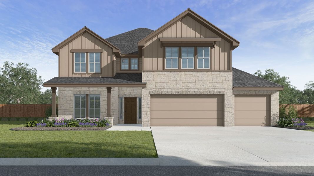 Front exterior of a home in the The Woods community, located in Lumberton, TX (Image 10). Front exterior of a home in the The Woods community, located in Lumberton, TX (Image 10).