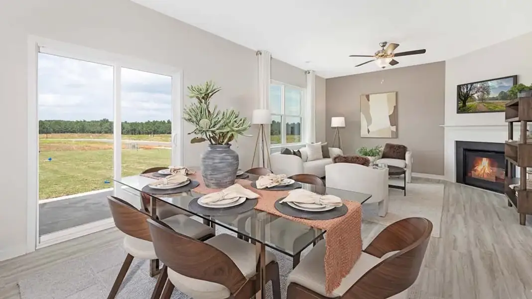 Furnished interior in a model home at Ashenwood Commons in Monroe (Image 5). Furnished interior in a model home at Ashenwood Commons in Monroe (Image 5).
