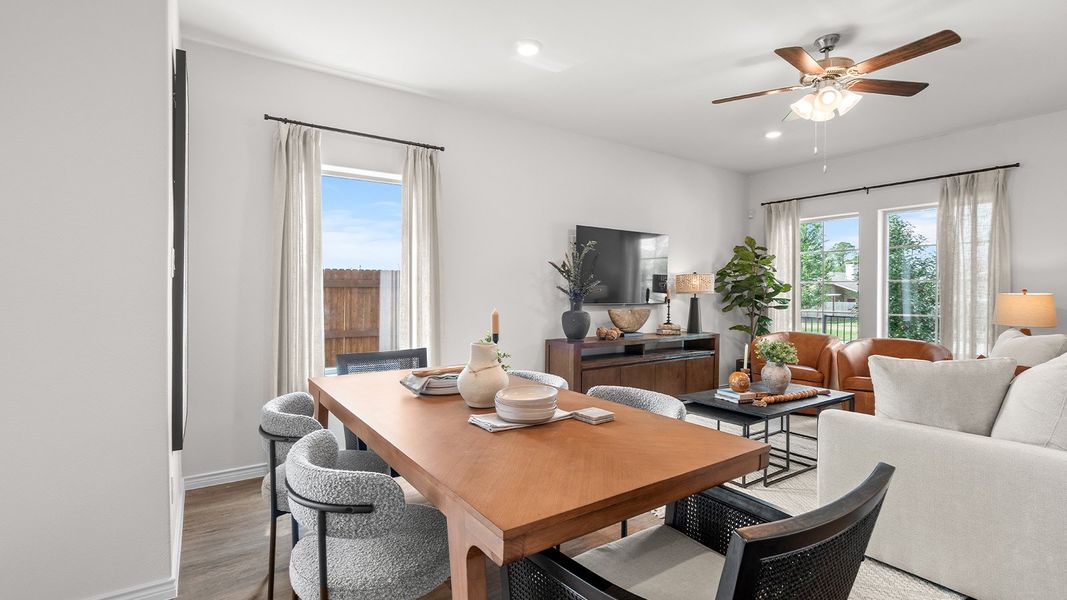 Furnished interior in a model home at California Meadows in Arlington (Image 29). Furnished interior in a model home at California Meadows in Arlington (Image 29).
