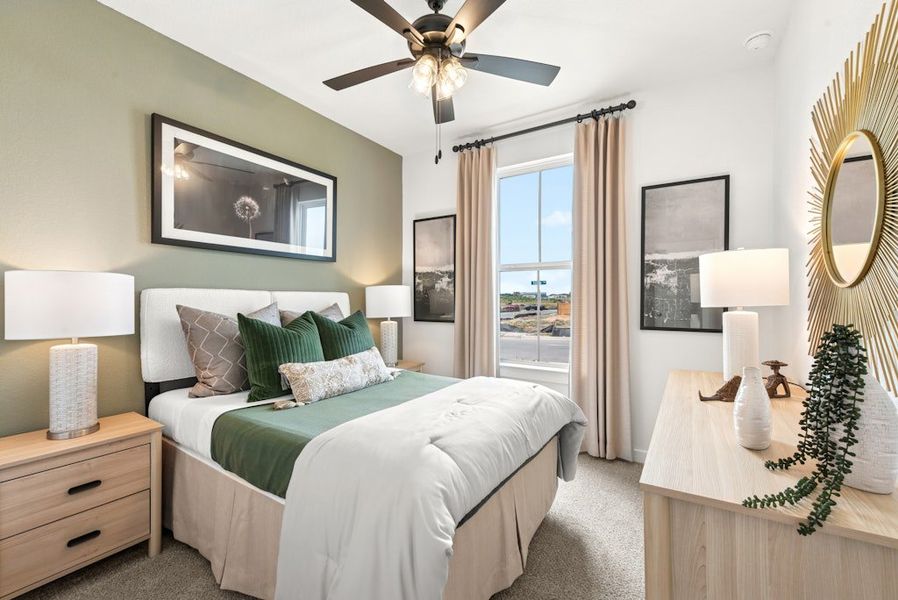 Furnished interior in a model home at Mayfair in New Braunfels (Image 23).