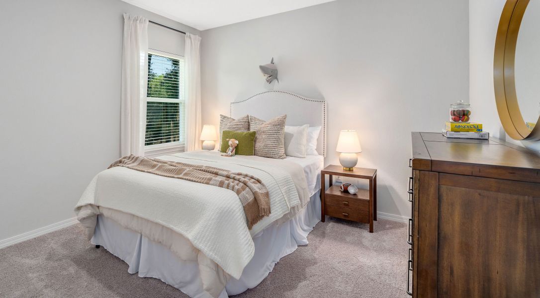 Furnished interior in a model home at Seminole Bend in Pensacola (Image 8). Furnished interior in a model home at Seminole Bend in Pensacola (Image 8).